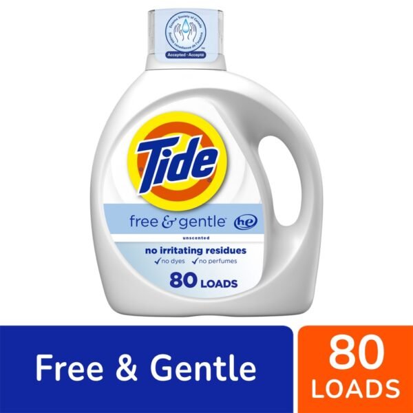 Tide Free & Gentle Liquid Laundry Detergent