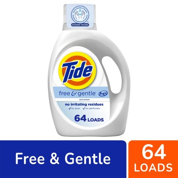 Tide Free & Gentle Liquid Laundry Detergent