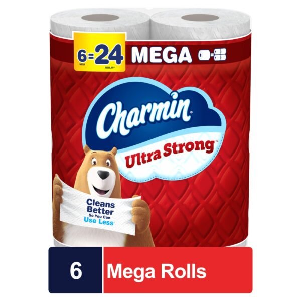 Charmin Ultra Strong Toilet Paper 6 Mega Rolls