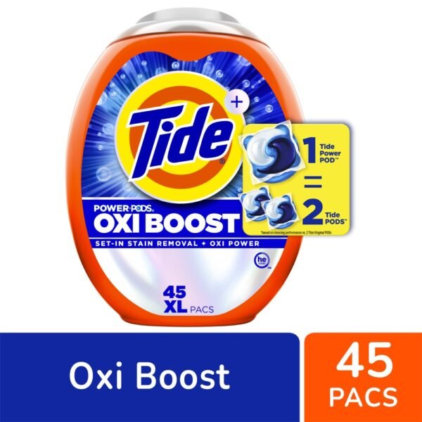 Tide Power Pods Oxi Boost Laundry Detergent Pods