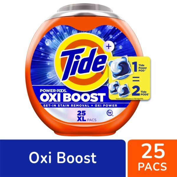 Tide Power Pods Oxi Boost Laundry Detergent Pods