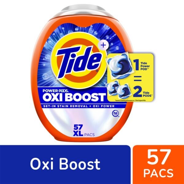 Tide Power Pods Oxi Boost Laundry Detergent Pods