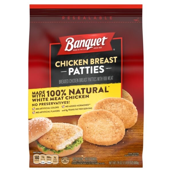 Banquet Chicken Breast Patties Frozen Chicken