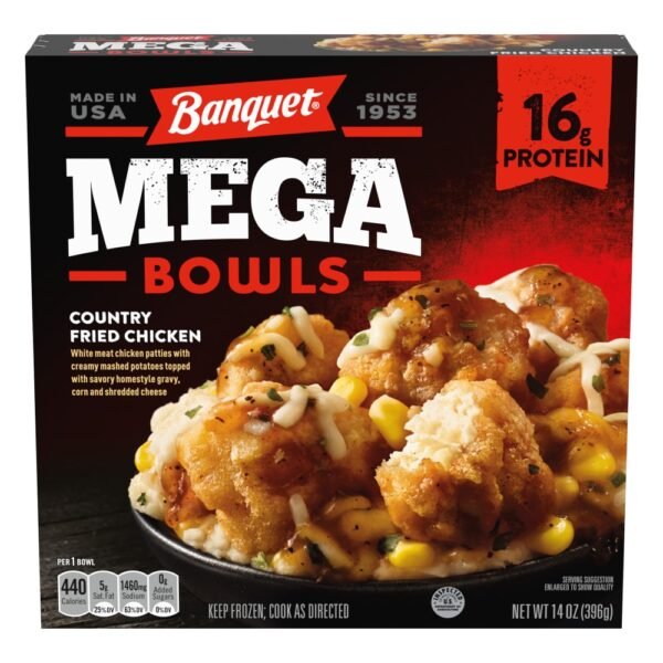 Banquet Mega Bowls Country Fried Chicken Frozen Meal
