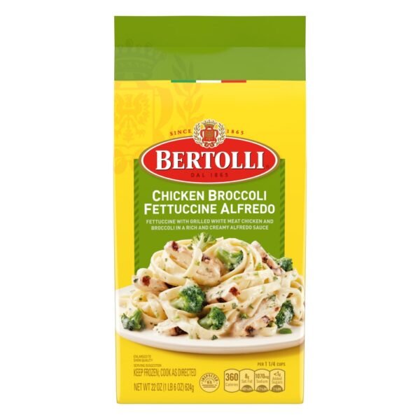 Bertolli Chicken Broccoli Fettuccine Alfredo Frozen Meal