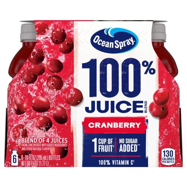 Ocean Spray® No Sugar Added 100% Cranberry Juice