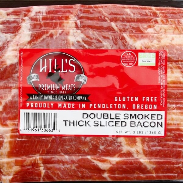 Hill's Premium Meats Double Smoked Thick Sliced Bacon