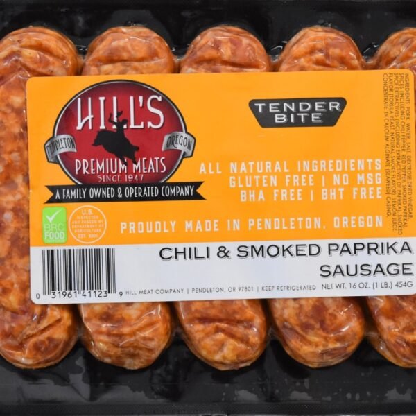 Hill's Premium Meats Chili & Smoked Paprika Sausage