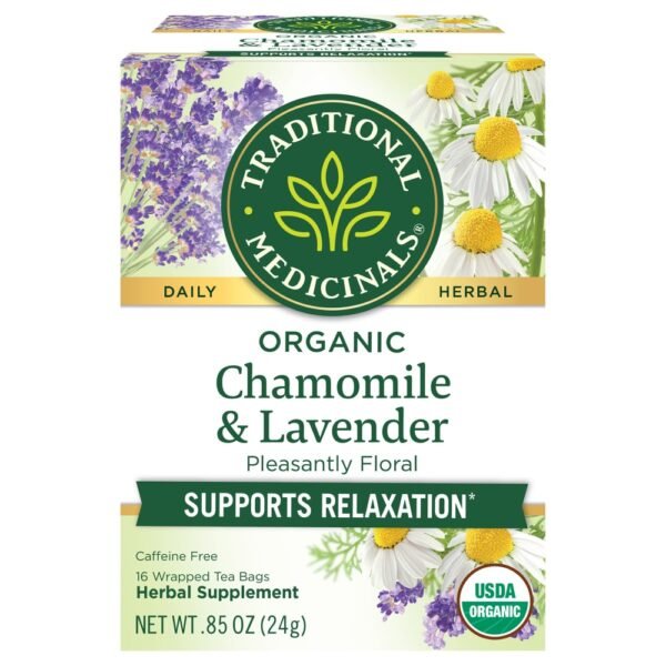 Traditional Medicinals Organic Chamomile & Lavender Tea