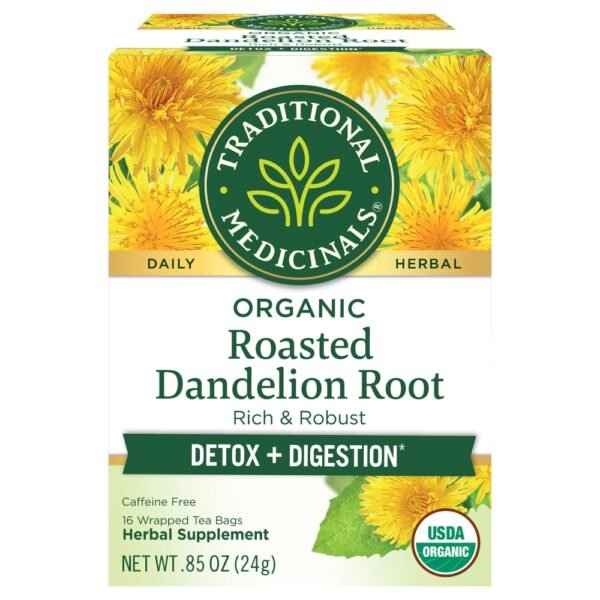 Traditional Medicinals Organic Roasted Dandelion Root Tea