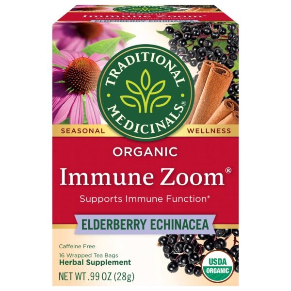 Traditional Medicinals® Elderberry Echincea Immune Zoom® Herbal Tea