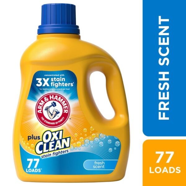 ARM & HAMMER Plus OxiClean Fresh Scent Liquid Laundry Detergent