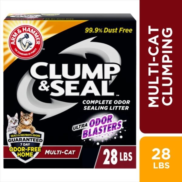 ARM & HAMMER Clump & Seal Ultra Odor Blasters Multi-Cat Clumping Cat Litter