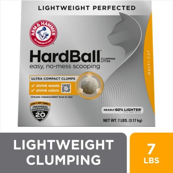 ARM & HAMMER Hardball Multi-Cat Clumping Cat Litter
