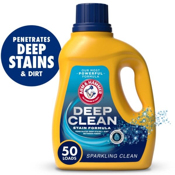 ARM & HAMMER™ Deep Clean Stain Formula Sparkling Clean Liquid Laundry Detergent