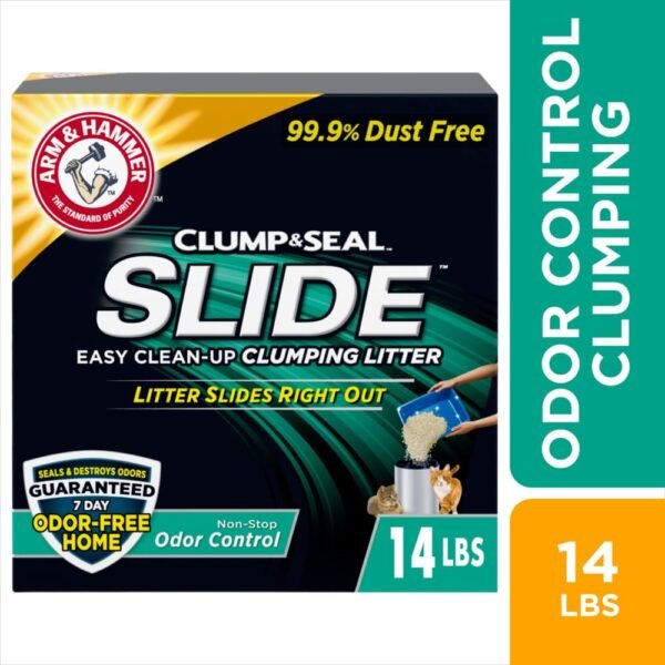 ARM & HAMMER Slide Non-Stop Odor Control Multi-Cat Clumping Cat Litter