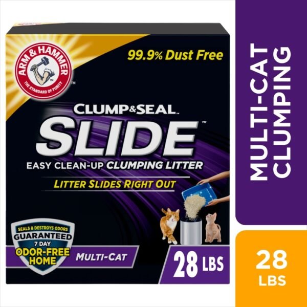 ARM & HAMMER Slide Easy Clean-Up Multi-Cat Clumping Cat Litter