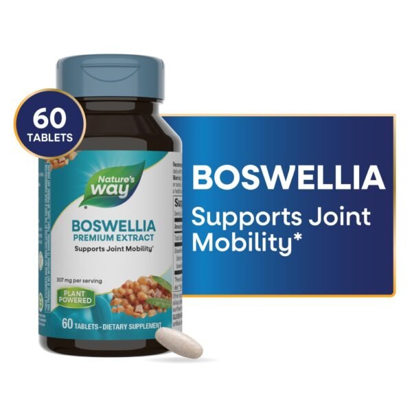Nature's Way Boswellia Premium Extract Supports Joint Mobility Tablets 307 mg per Serving