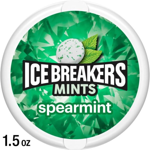 ICE BREAKERS Spearmint Sugar Free Mints Tin