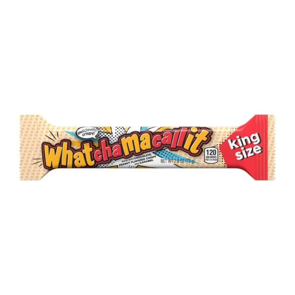 WHATCHAMACALLIT Chocolate Caramel Peanut Crisps King Size Candy Bar