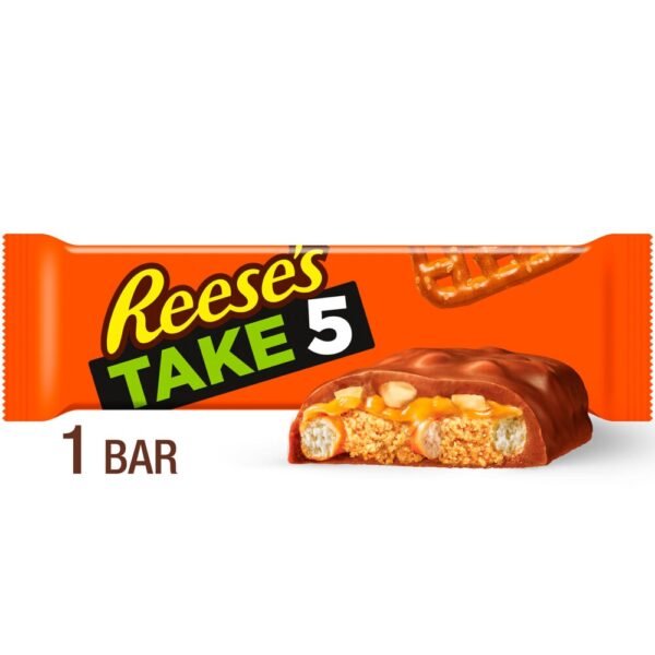 REESE'S TAKE 5 Pretzel Peanut and Chocolate Candy Bar
