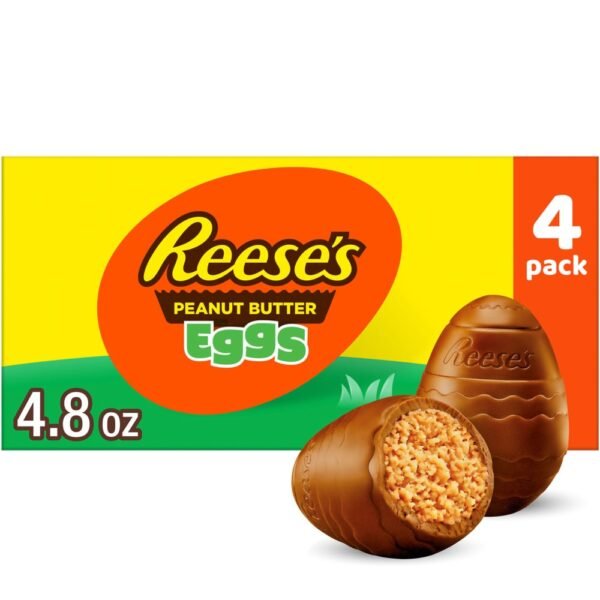 REESE'S Milk Chocolate Peanut Butter Creme Eggs Easter Candy Box