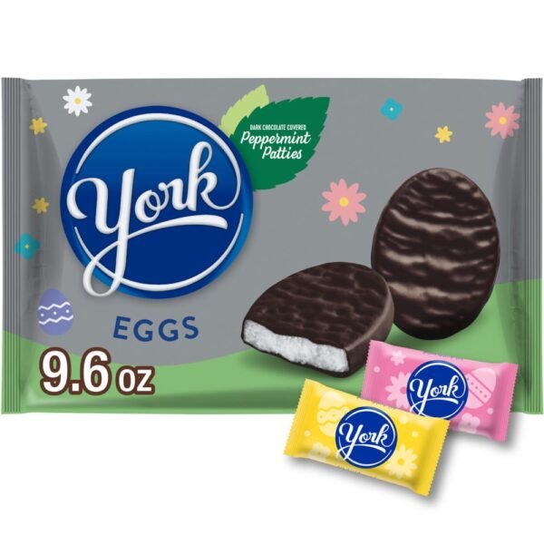 YORK Dark Chocolate Peppermint Patties Eggs Easter Candy Bag