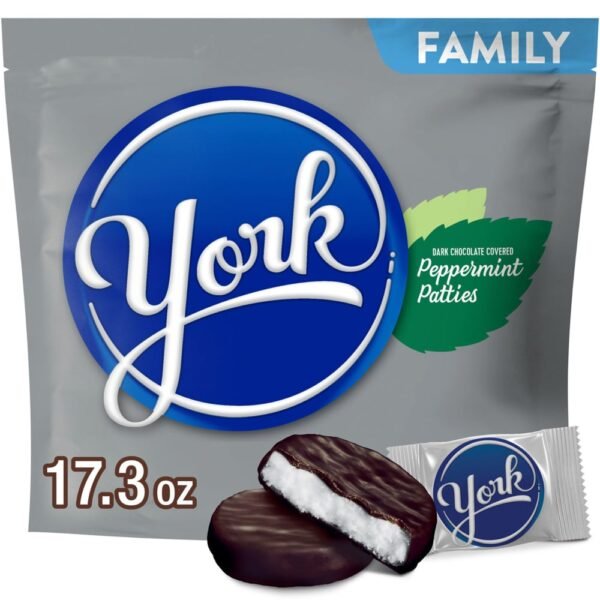 YORK Dark Chocolate Peppermint Patties Candy Family Pack