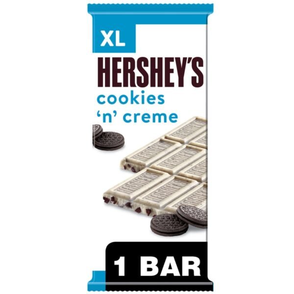 HERSHEY'S Cookies 'n' Creme XL Candy Bar