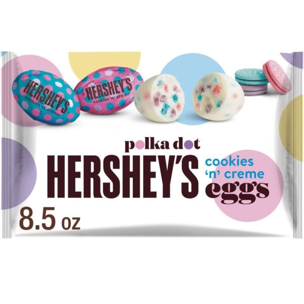 HERSHEY'S Cookies 'n' Creme Eggs Easter Candy Bag