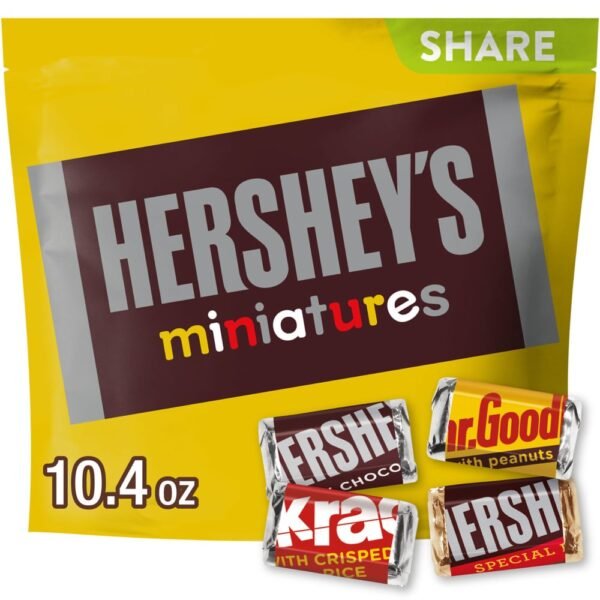 HERSHEY'S Miniatures Assorted Chocolate Candy Share Pack