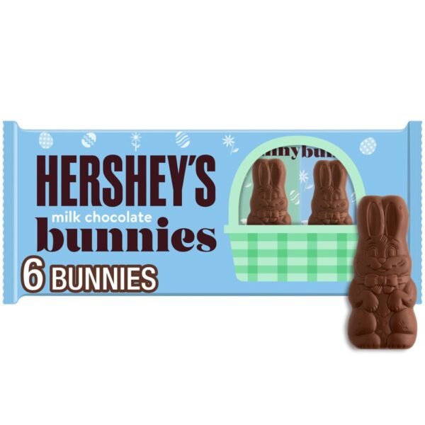 HERSHEY'S Milk Chocolate Bunnies Easter Candy Packs