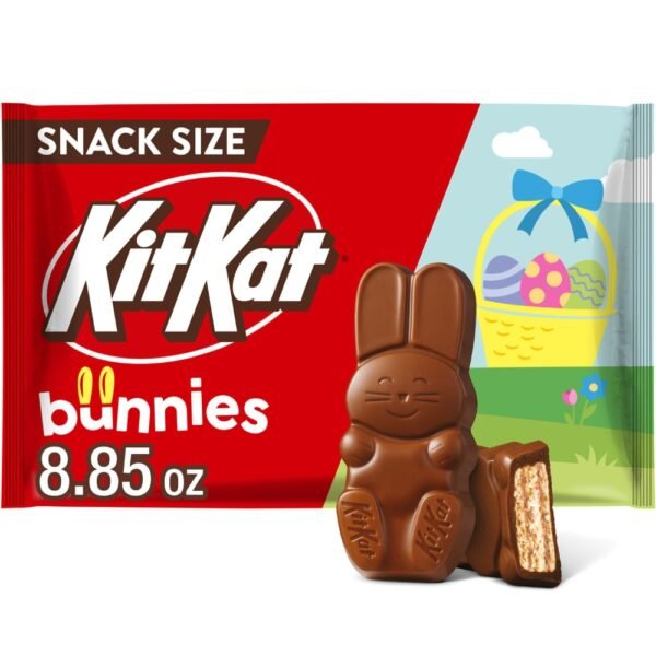 KIT KAT® Milk Chocolate Wafer Snack Size Bunnies Easter Candy Bag