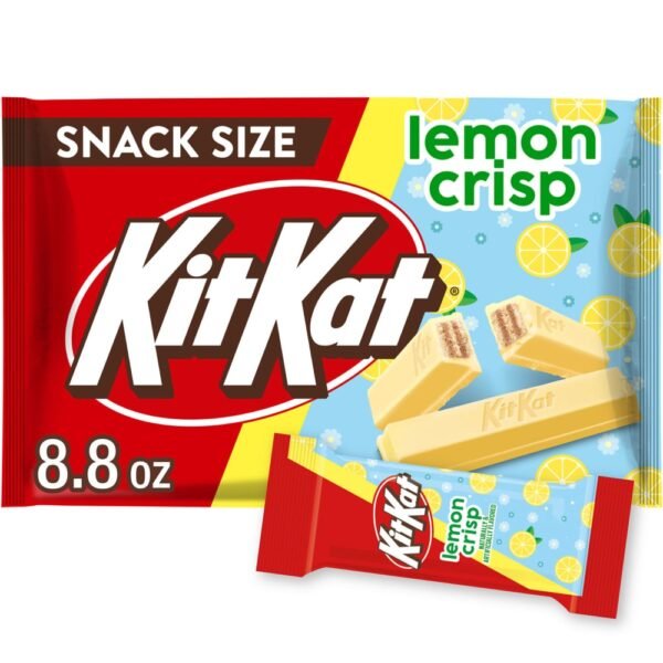 KIT KAT® Lemon Flavored Creme Wafer Snack Size Easter Candy Bag