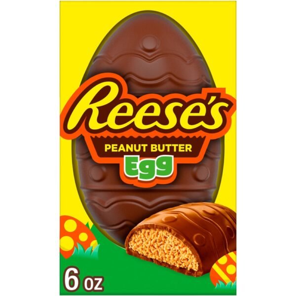 REESE'S Milk Chocolate Peanut Butter Egg Easter Candy Gift Box