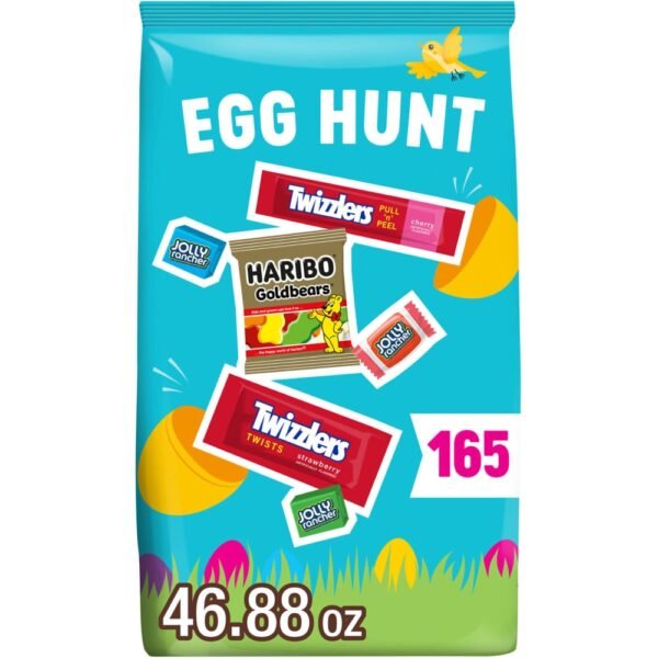JOLLY RANCHER TWIZZLERS and HARIBO Fruit Flavored Easter Candy Bag