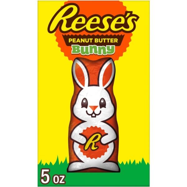 REESE'S Peanut Butter Milk Chocolate Bunny Easter Candy Gift Box