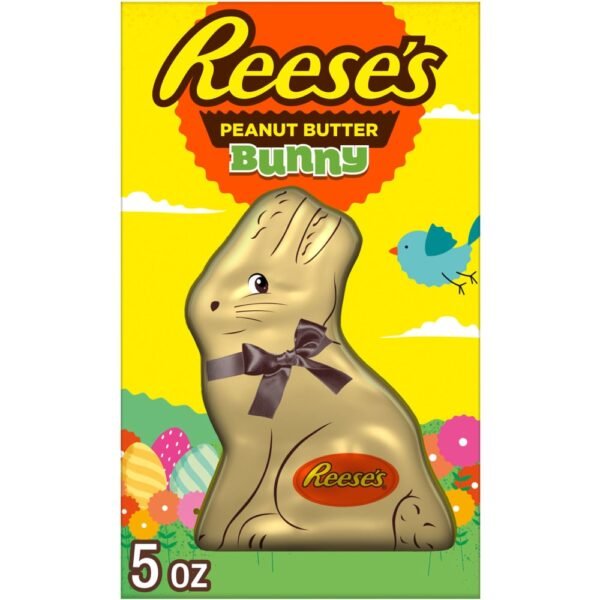 REESE'S Peanut Butter Milk Chocolate Bunny Easter Candy Gift Box