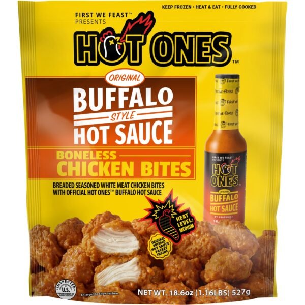 Hot Ones™ Original Buffalo Style Hot Sauce Boneless Chicken Bites
