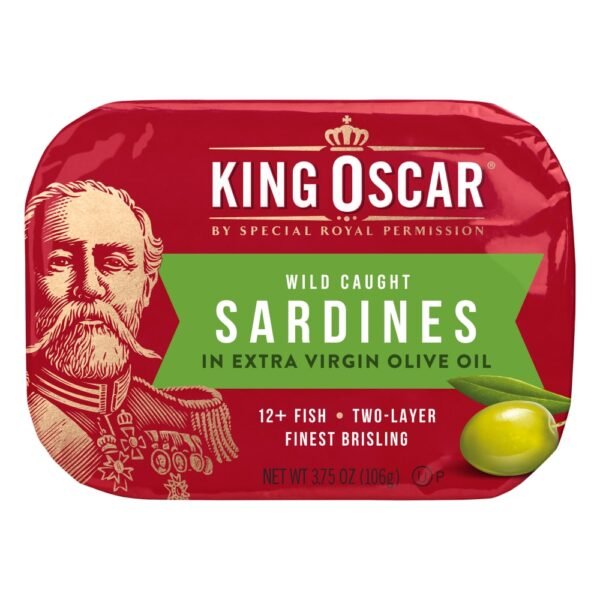 King Oscar Wild Caught Sardines in Extra Virgin Olive Oil