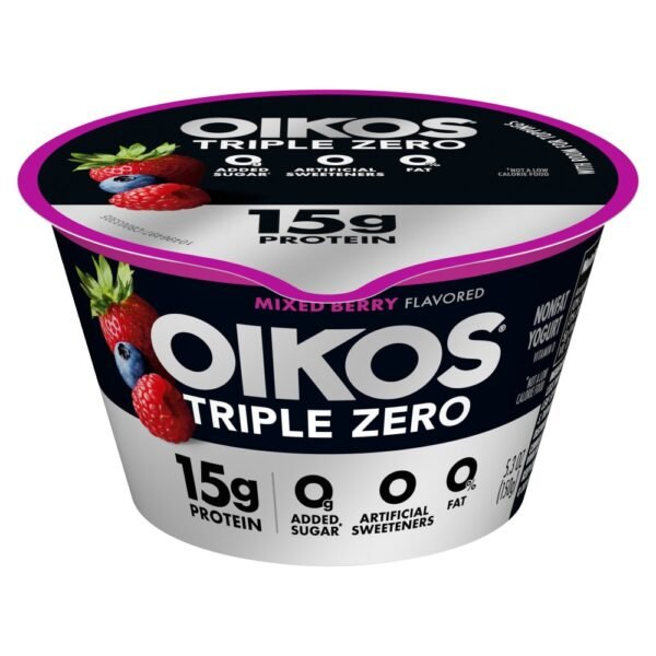 Oikos® Triple Zero Mixed Berry Nonfat Greek Yogurt