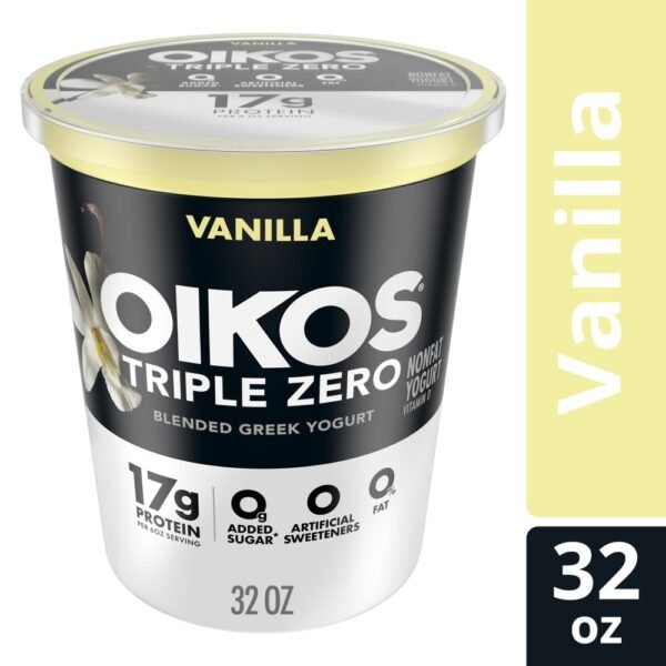 Oikos® Triple Zero Nonfat Vanilla Yogurt-Cultured Dairy Product