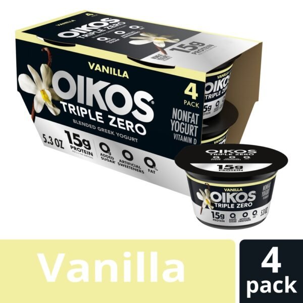 Oikos® Triple Zero Vanilla Nonfat Greek Yogurt