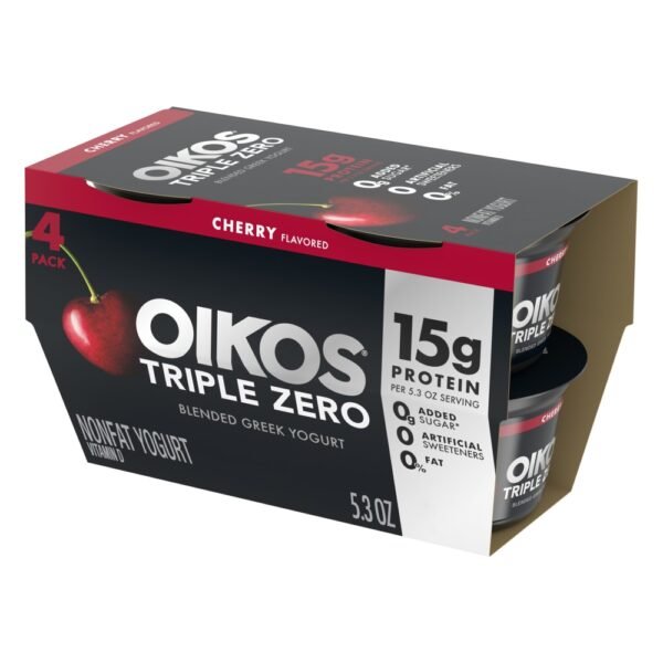 Oikos® Triple Zero Cherry Nonfat Greek Yogurt