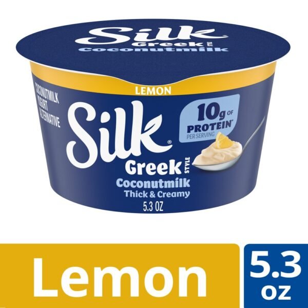 Silk Greek Style Lemon Coconut Milk Yogurt Alternative Cup