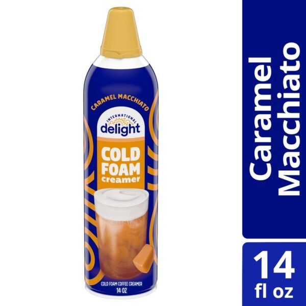 International Delight Caramel Macchiato Cold Foam Creamer Can