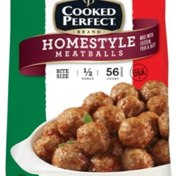 Cooked Perfect® Homestyle Frozen Meatballs