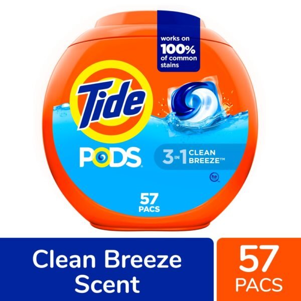 Tide Pods Clean Breeze Laundry Detergent Pods