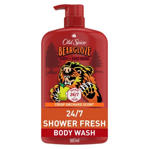 Old Spice Cleansing Body Wash for Men, 24/7 Shower Clean with Lasting Scent, 2 in 1