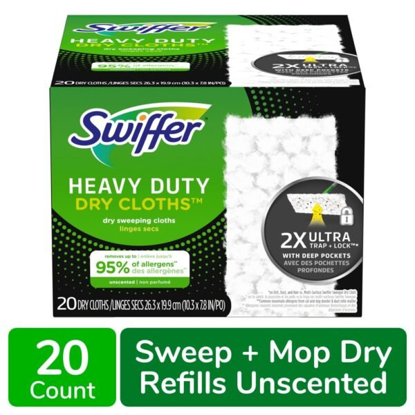 Swiffer Sweeper Heavy Duty Multi-Surface Dry Cloth Refills